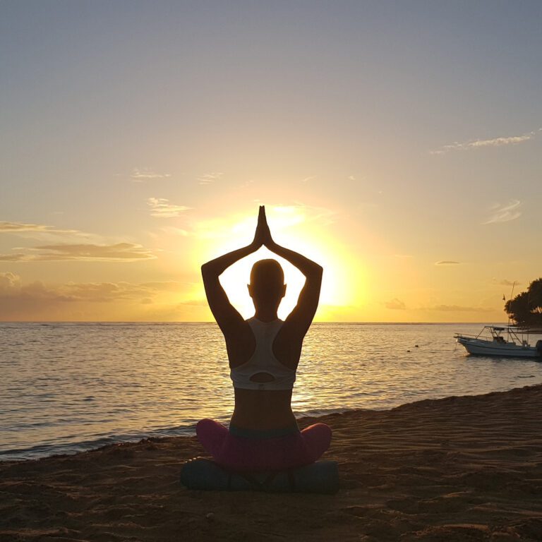 Mexico Beach FL Yoga on X: Try Happy Baby pose @ Sunday Beach