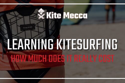kitesurf student taking lessons of kitesurfing in las terrenas, dominican republic with IKO instructor