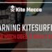 kitesurf student taking lessons of kitesurfing in las terrenas, dominican republic with IKO instructor